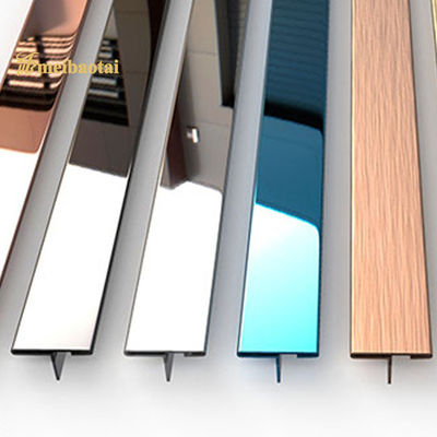 3048mmのステンレス鋼の効果のタイルのトリム、304ステンレス鋼のタイルのストリップ