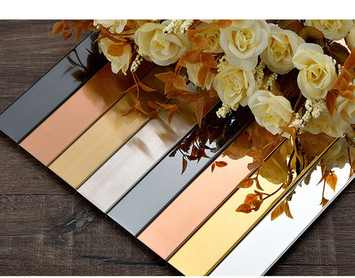 お買い得 ステンレス鋼Uの形のタイルのトリムの居間のための装飾的な象眼細工のプロフィール オンライン