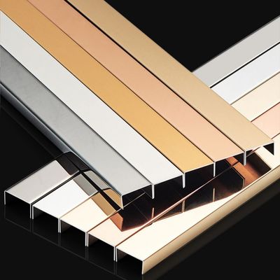 お買い得 Uは造る壁の装飾のための201ステンレス鋼のタイルのトリムを形づける オンライン