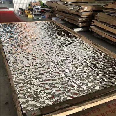 シルバーミラー ウォーターリップ ステンレス鋼板 0.65mm 厚さ 天井飾り