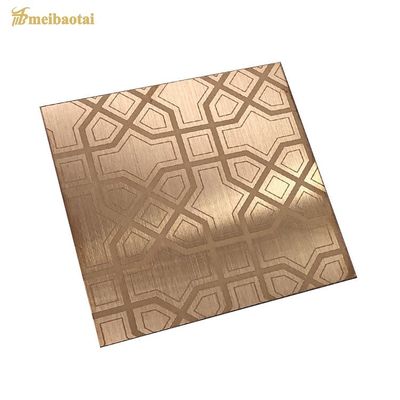 お買い得 ミラー ローズ ゴールド 仕上げ 304 ステンレス スチール シート エレベーター パネル 1219x2438mm サイズ オンライン