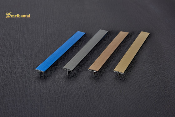 U V L T プロファイル ステンレスチール タイル トリム 8mm 10mm 20mm アンチフィンガープリント仕上げ