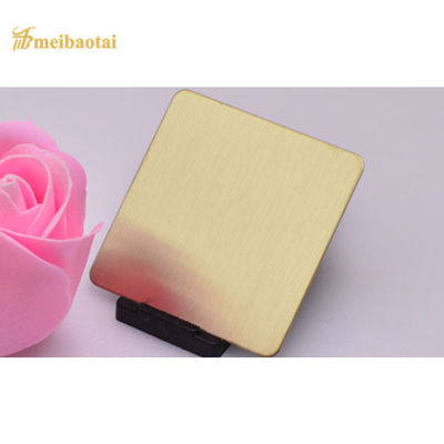 お買い得 装飾的なステンレス鋼 シート4フィートはPVD 201の平らな鋼板にブラシをかけた オンライン