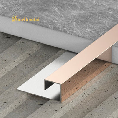 お買い得 ローズの金緑の黒いミラーのステンレス鋼のタイルは0.65mm Tのプロフィールを整える オンライン