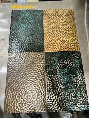 お買い得 4*8FT アンティーク カラー ステンレス スチール プレス 厚さ 0.85mm オンライン