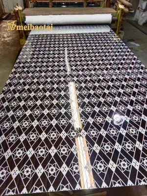 4x8 彫刻パターン 304 ステンレス鋼 エレベーターの飾り紙