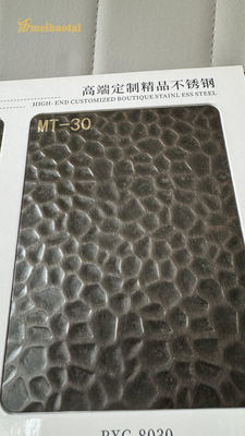 304ステンレス鋼 装飾用スタンプシート 1219x2438mm サイズでPVD カラーコーティング ハネコムデザイン