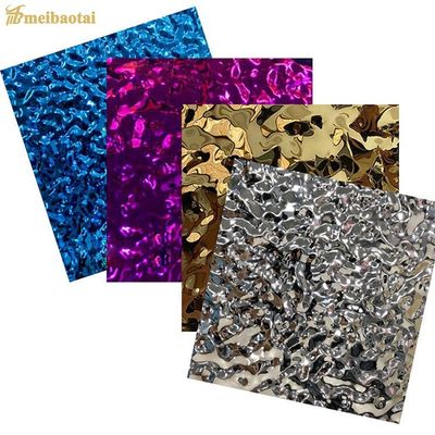 お買い得 シルバーミラー 水の波紋 ステンレス鋼板 1219*2438mm オンライン