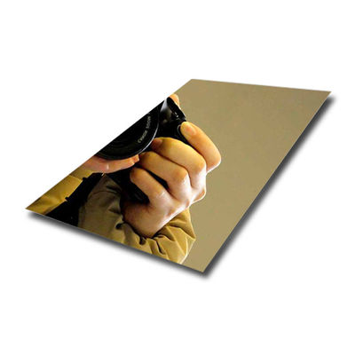 お買い得 ASTM 標準 シャンパン ゴールド ゴールド ミラー ステンレス スチール プレート PVD パネル オンライン