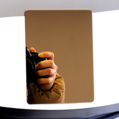 お買い得 チョコレートゴールドミラー仕上げ装飾ステンレス鋼板 オンライン