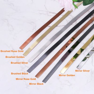 お買い得 ローズゴールドミラーメタルステンレススチール粘着ロール SSテープ オンライン