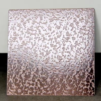 お買い得 ローズゴールド 彫刻 ステンレス鋼板 厚さ 0.85mm 装飾用鏡面 オンライン