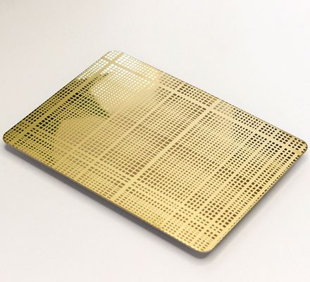 お買い得 金鏡仕上げ 304ステンレス鋼 彫刻板 装飾板 1219x2438mm サイズ オンライン