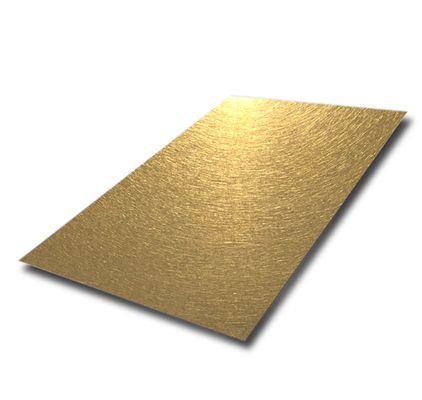 お買い得 金製PVDコーティング 304ステンレス鋼振動シート 装飾プレート 1219x2438mm オンライン