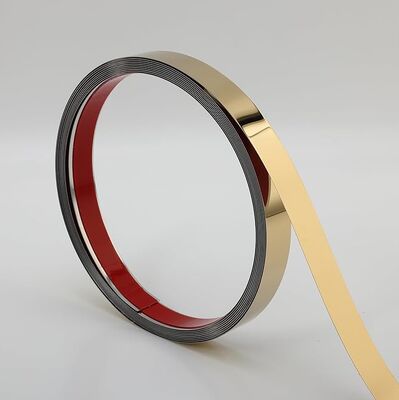 お買い得 ステンレス鋼 ゴールデンミラー / ヘイルリンストライプ 装飾壁 オンライン