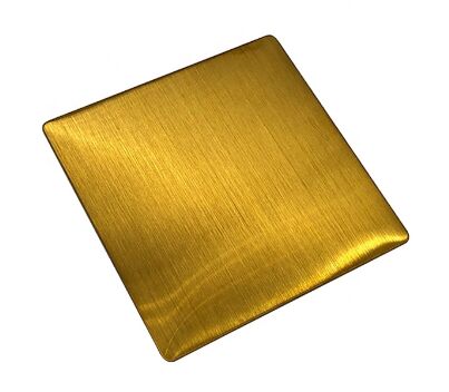 ゴールドヘアラインPVDカラーコーティングヘアラインステンレス鋼カラーシート