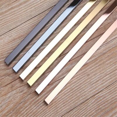 お買い得 304ステンレス鋼Uプロファイルタイルトリム 10フィートの長さでPVDカラーコーティング オンライン