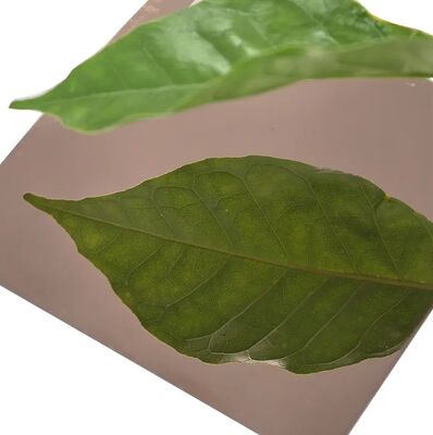 家庭装飾用の耐久性のある304ローズゴールドミラーステンレス鋼パネル