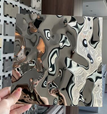 お買い得 鏡水波 ステンレス鋼板: 3D ハンマー 壁パネル オンライン