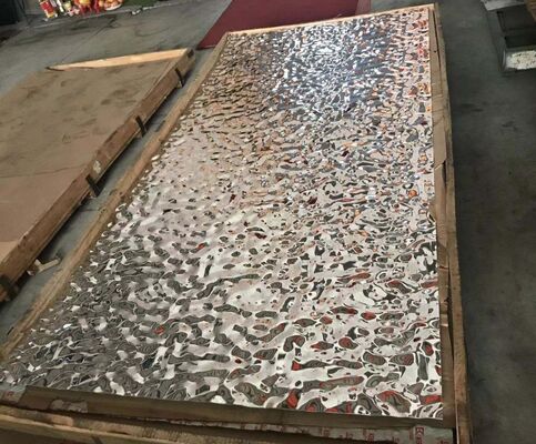 お買い得 豪華なインテリアデザインのためのステンレス鋼水波鏡シート オンライン