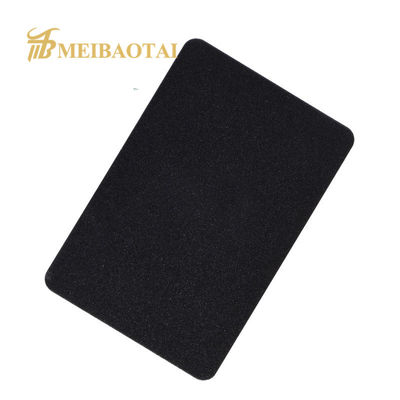 エレガントな壁パネルのための砂吹き0.75mm厚さのアンチ指紋装飾型ステンレスシート