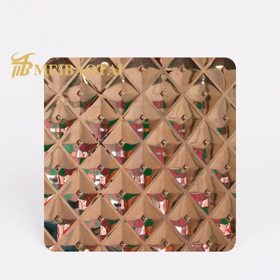 良い値段 SS201ステンレス鋼のダイヤモンドの版、10ft浮彫りにされた鋼板0.75mm厚く オンライン