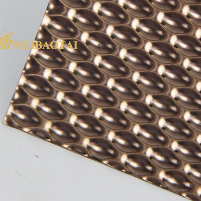 お買い得 JISは4フィートのステンレス鋼 シートのローズ色を装飾的なシート浮彫りにした オンライン