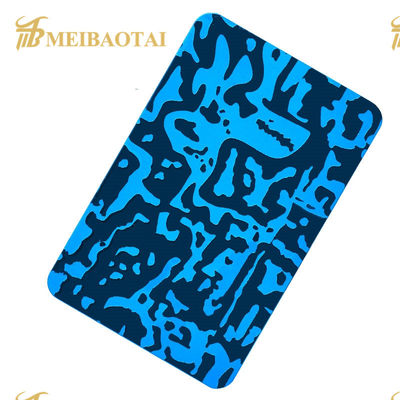 PVD 磨き SS201 素材 0.65mm 厚さ 壁装飾用 刻印された不?? 鋼板