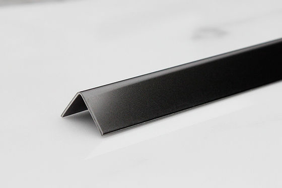 ミラー表面 2438mm ブラックPVDコーティング ステンレススチール タイルトリム SS304L タイルストリップ
