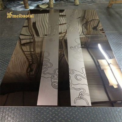 お買い得 エッチングされたエレベーターのステンレス鋼 シート1.0mm-3.0mmの厚さスリット端 オンライン