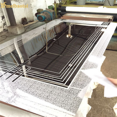 お買い得 ミラーによってエッチングされたステンレス鋼のエレベーターのドア シートはパターンをカスタマイズした オンライン