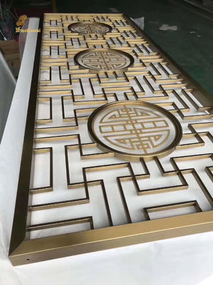 お買い得 Ss304ステンレス・ステール 部屋の分隔器 金色 ヘアライン 装飾 壁 オンライン