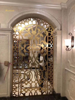 お買い得 ブロンズ色 カスタマイズ メタル 部屋の隔壁 ホテルのための装飾 オンライン