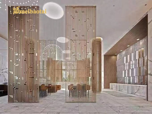 お買い得 芸術スクリーンSSを金属をかぶせる部屋ディバイダーに仕切るホテルのための装飾的カスタマイズしなさい オンライン