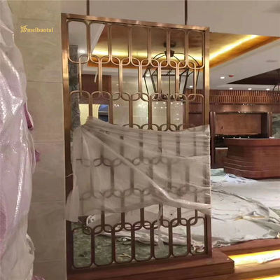 良い値段 装飾の金属スクリーン レーザーは食堂の部屋ディバイダーのステンレス鋼を切った オンライン