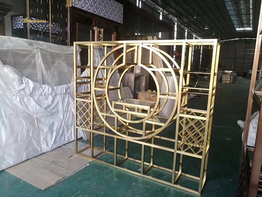 お買い得 装飾金鏡 ステンレス鋼 部屋の分隔器 サイズをカスタマイズできる オンライン