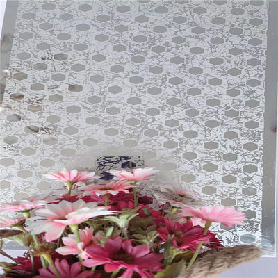 良い値段 極度のミラーの銀は304ステンレス製の金属板0.95MM Thkをエッチングした オンライン