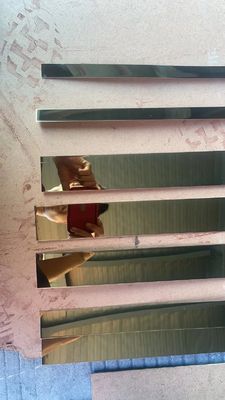 JIS 標準 金塗装 ステンレス スチール エッジ トリム 0.85mm 厚さ タイル 保護