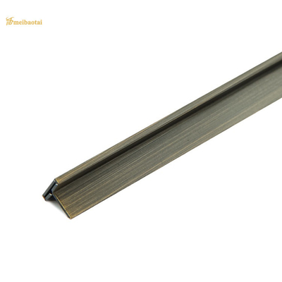旧式な銅色のステンレス鋼のタイルのトリムT10X2438mm ASTMの標準