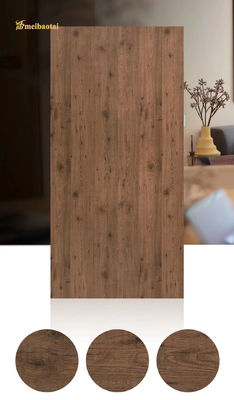 お買い得 ドアの装飾の積層物のステンレス製 シートは端の模造木穀物を切り開いた オンライン