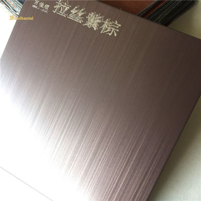 お買い得 GB標準紫色ヘアライン不?? 鋼シート 腐食耐性のために0.65mm厚さ オンライン