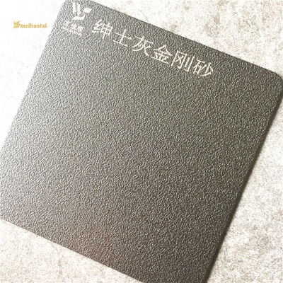 お買い得 灰色砂吹き式防指紋装飾用ステンレスシート 壁カバー用 長さ2000mm オンライン