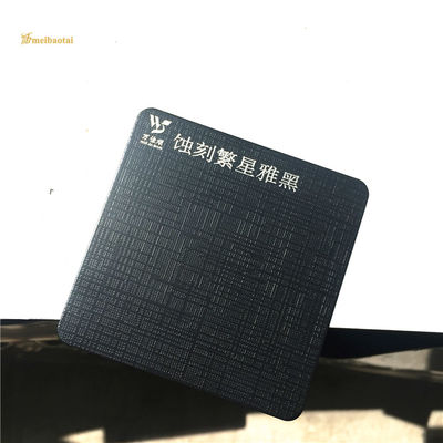 お買い得 指紋防止 PVD 黒 彫刻 ステンレス スチール シート 0.65mm 厚さ ドア 飾り オンライン