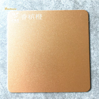 オレンジサンドブラスト 304 ステンレス鋼板 0.65mm 厚 壁装飾・クラッド用