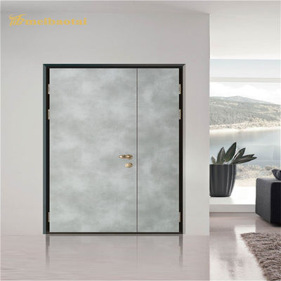 お買い得 白い色の模造木穀物の積層物ステンレス製 シートのドアの装飾 オンライン