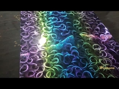 レーザー色ステンレス鋼板