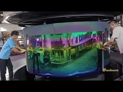 虹色のステンレス鋼板